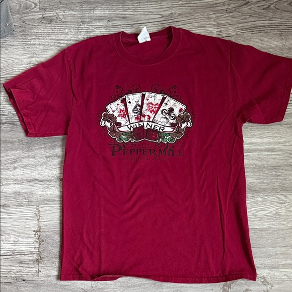Port and Company Other - Port and Company Men's Deep Red 'Winner' Graphic Tee